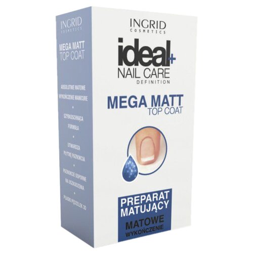 фото Верхнее покрытие Ingrid Cosmetics Mega Matt Top Coat 7 мл прозрачный