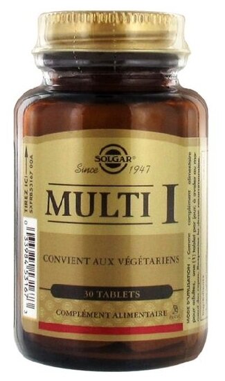 Solgar(Солгар) Мульти-1 таблетки 1650 мг 60 шт. Solgar Vitamin and Herb - фото №1