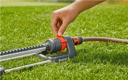 Дождеватель Gardena Aqua S осцилирующий черный оранжевый (18700-20.000.00) - фото №16