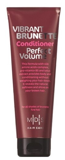 Mades кондиционер Vibrant Brunetti Perfect Volume для придания объема темным волосам, 250 мл