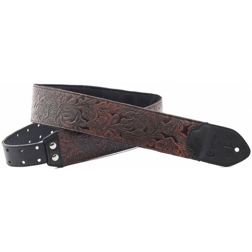 8401050090706 On! Leathercraft Blackguard Black Ремень для гитары, RightOn Straps