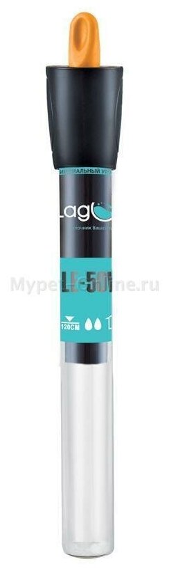 Laguna Нагреватель для воды в аквариуме Optima 50Вт LE50W с керамическим греющим элементом - фото №1