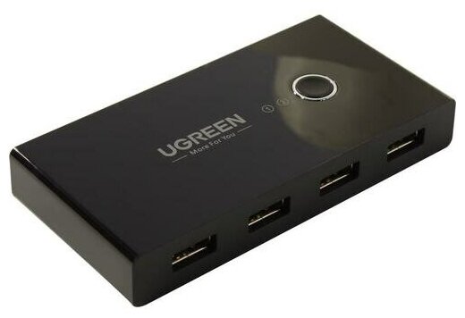 Разветвитель портов UGREEN 2 In 4 Out USB 20 Sharing Switch Box US216 (30767)