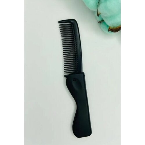 Расчёска складная, 17,5 × 3 см, цвет чёрный rockwell razors расческа гребень мужская для волос 9 3 см