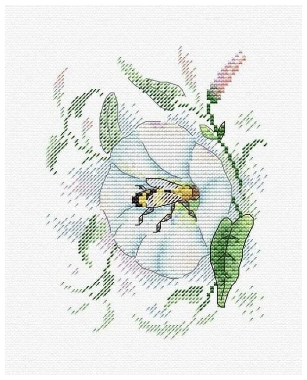 Набор для вышивания Жар-Птица "Свежесть нектара", 16x12 см