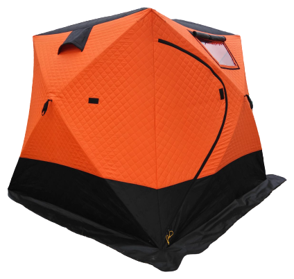 Палатка для рыбалки трехместная MimirOutDoor 2017, оранжевый/черный