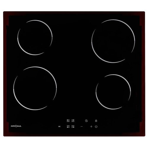 Варочная поверхность KRONA TEMPO 60 BL встраиваемая электрическая независимая черная 1719000₽