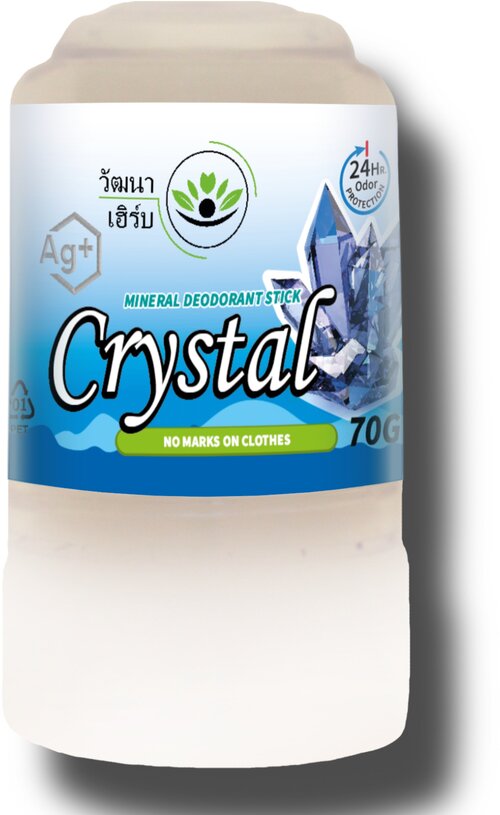 Дезодорант кристаллический Кристалл Wattana Herb 70гр.