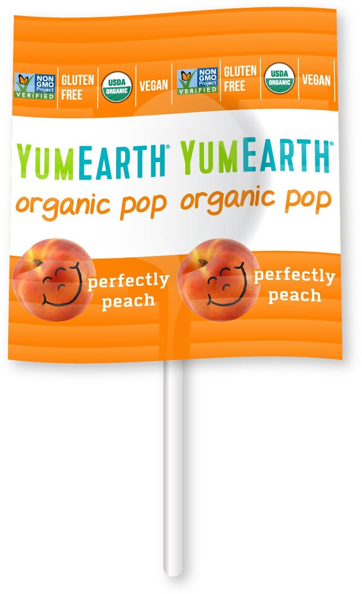 Органические леденцы на палочке YumEarth Organic Fruit Pops, Ассорти, 8 фруктовых вкусов, 100 леденцов - фотография № 8