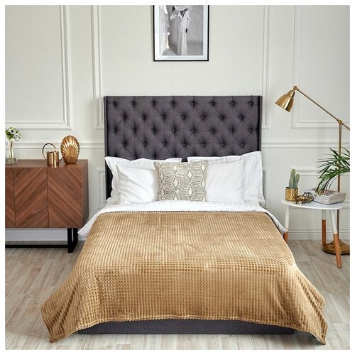 фото Плед "классика", хаки, 200*220 см bozhong home textile