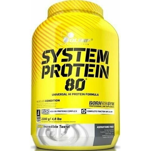 фото Протеин многокомпонентный olimp system protein 80 шоколад 2200 г. банка olimp sport nutrition