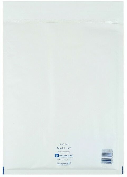 Крафт-конверт с воздушно-пузырьковой плёнкой Mail Lite, 24х33 см, белый (2 шт)