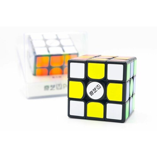 фото Кубик рубика магнитный qiyi (mofangge) m pro 3x3x3 в подарочной упаковке, black qiyi mofangge