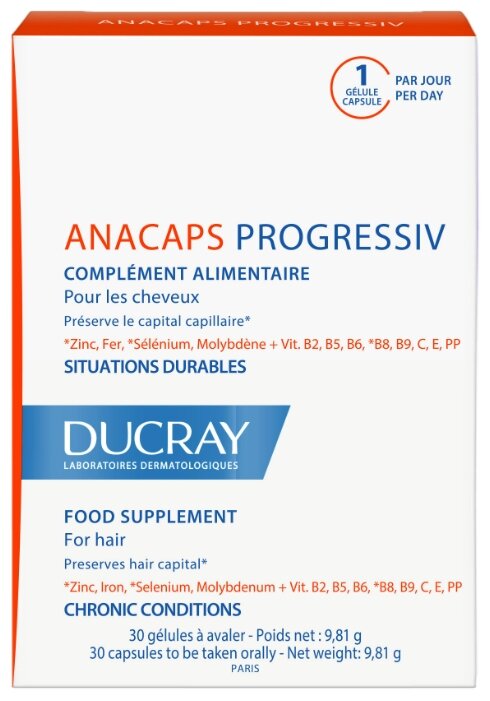 Ducray Аnacaps Progressiv капс.