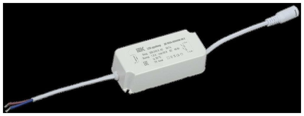 LDVO0-40-0-E-K01 LED-драйвер тип ДВ SESA-ADH40W-SN Е, для LED светильников 40Вт IEK - фото №2