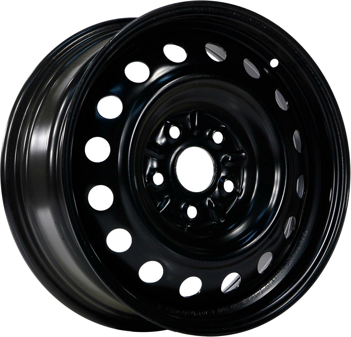 TREBL 9284726 Диск штампованный R16 6.5J 5x114.3/67.1 ET46 TREBL Black 9284726