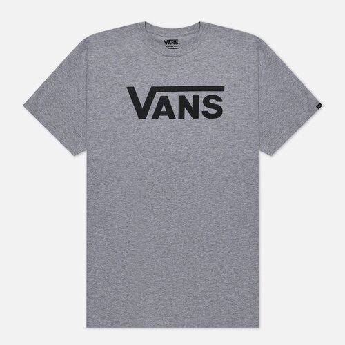 Футболка VANS, хлопок, размер S, серый