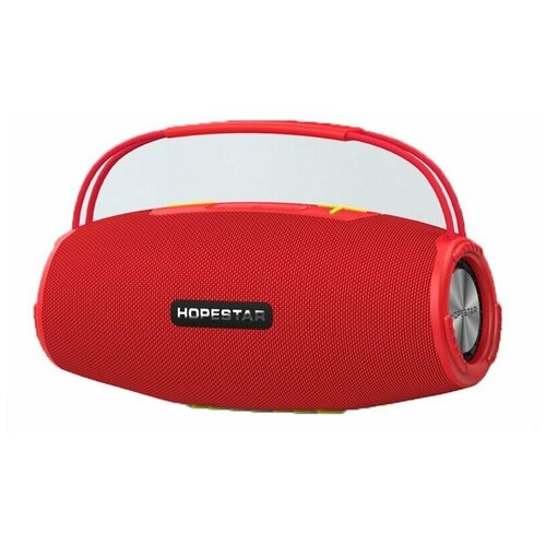 портативная bluetooth колонка hopestar h60 boombox 20w портативная акустика блютуз колонка черный Портативная беспроводная Bluetooth колонка HOPESTAR H51/портативная акустика /блютуз колонка (Красный)