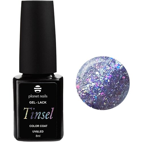 Гель-лак Planet nails Tinsel №956 8 мл арт.12956 planet nails гель лак для ногтей agate 8 мл 956