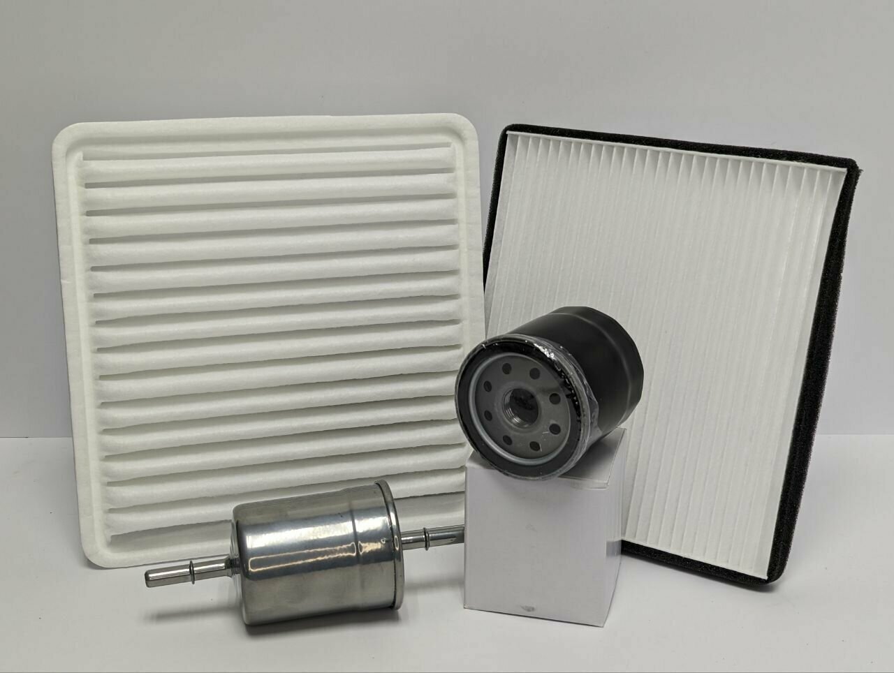 Фильтр масляный+воздушный+салонный+топливный - комплект для ТО Lifan X60 (Лифан Х60)