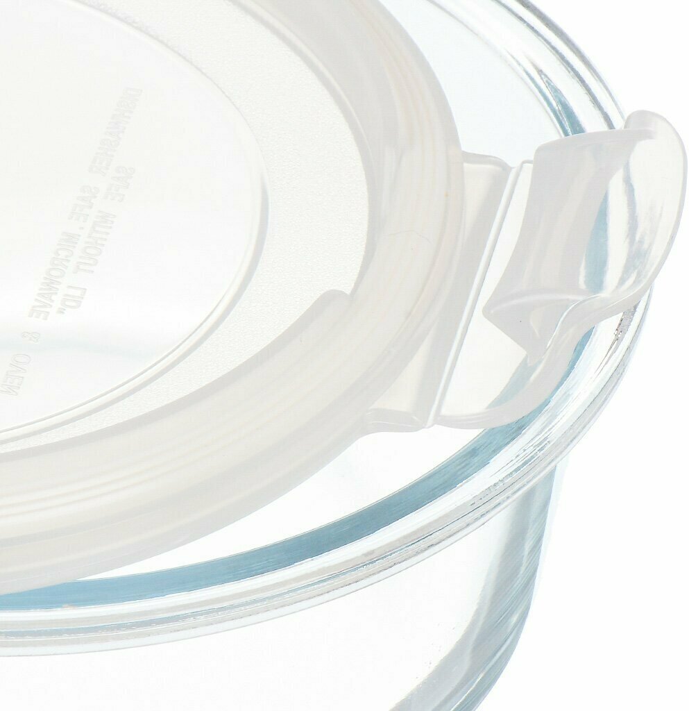 Контейнер пищевой жаропроч стекло, 0.6 л, с крышкой, Daniks, HSFR-600F - фотография № 5