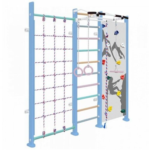 Домашний спортивный комплекс Alexander Цвет: Лак прозрачный Цвет металла: Серебряный