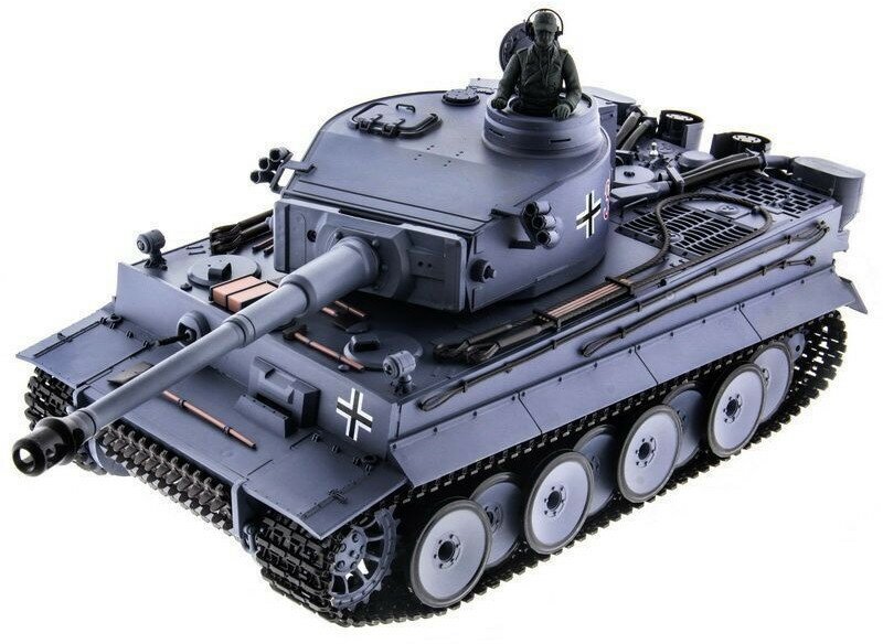 Радиоуправляемый танк Heng Long German Tiger MS version V7.0 масштаб 1:16 2.4G - 3818-1-UpgA-V7