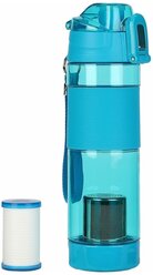 Бутылка для водородной воды 650 ml (голубая) Sonaki