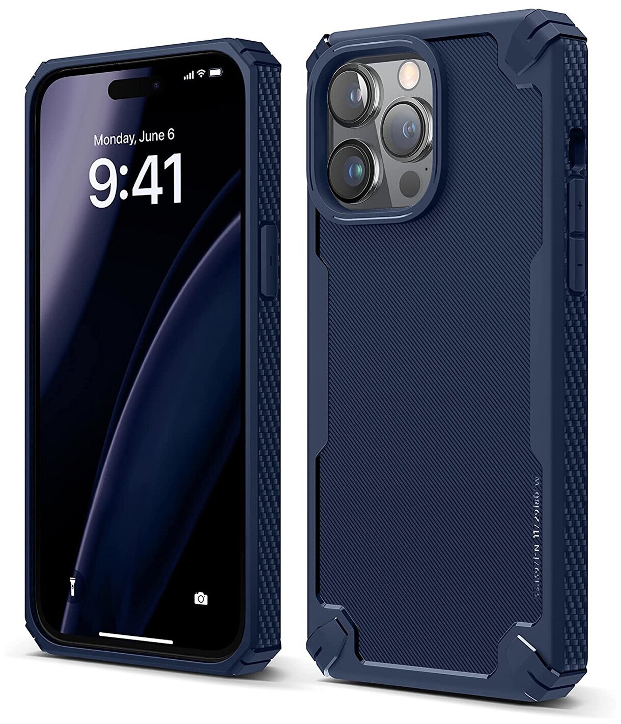 Elago для iPhone 14 Pro чехол ARMOR silicone (tpu) Jean Indigo, шт