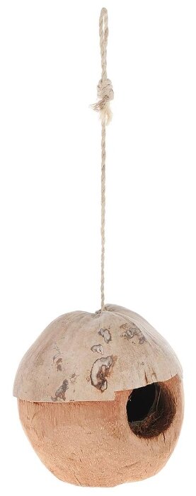TRIOL™ Домик для птиц из кокоса, 100-130мм - фотография № 2