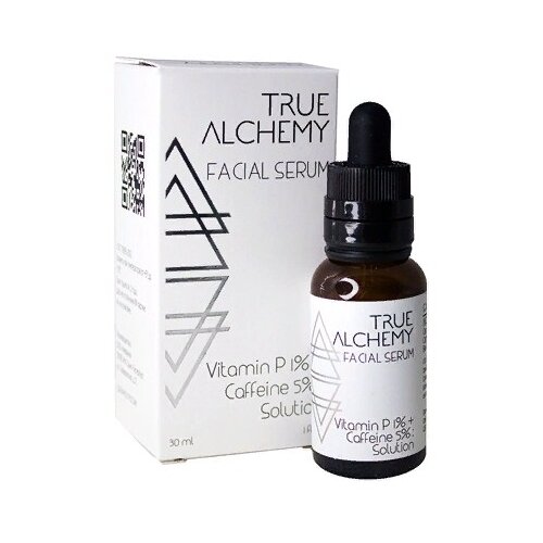 фото True alchemy vitamin p 1% + caffeine 5% solution: сыворотка для лица с витамином p и кофеином, 30 мл