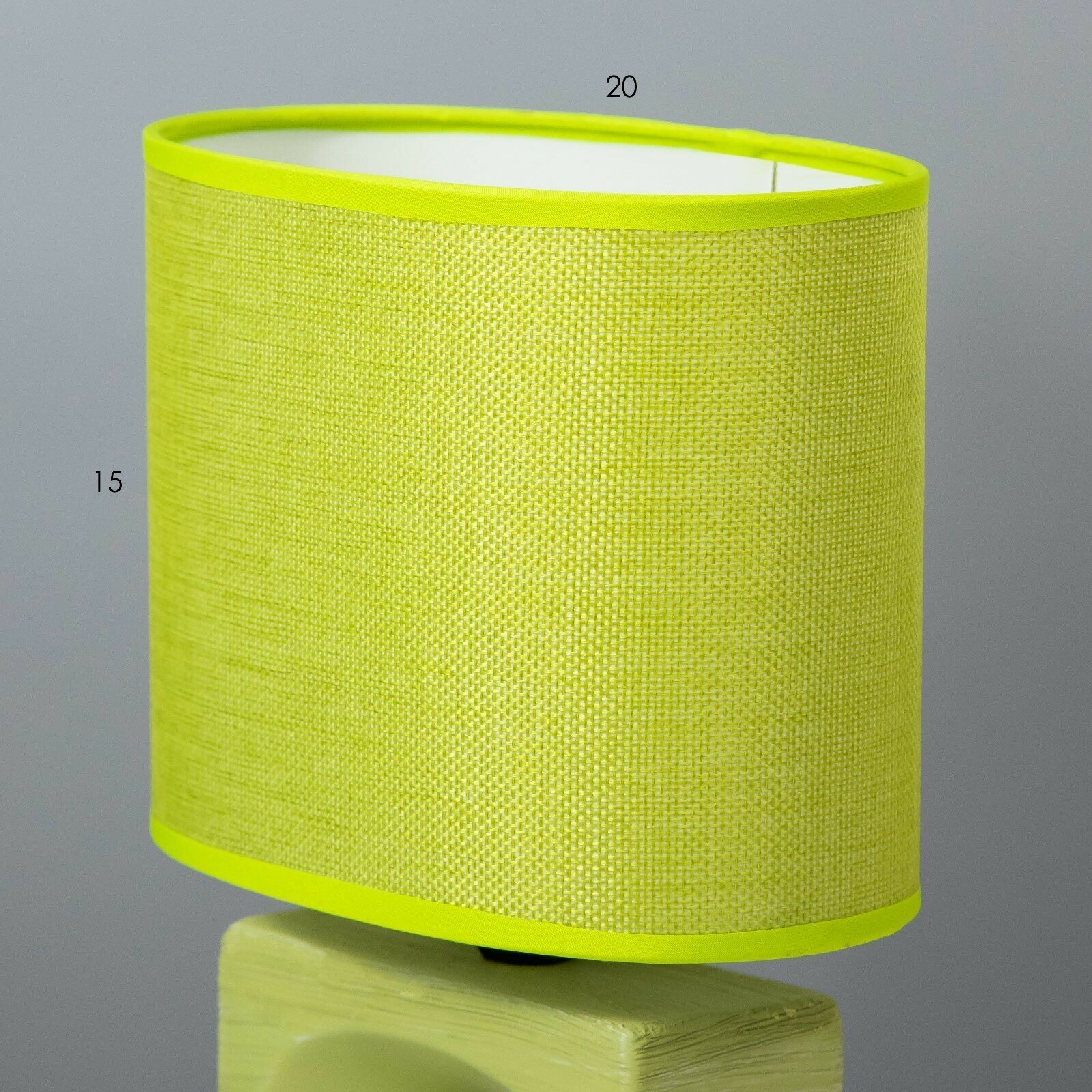 Настольная лампа "Мишель" Е14 40Вт зеленый 12,5х20х27 см - фотография № 3