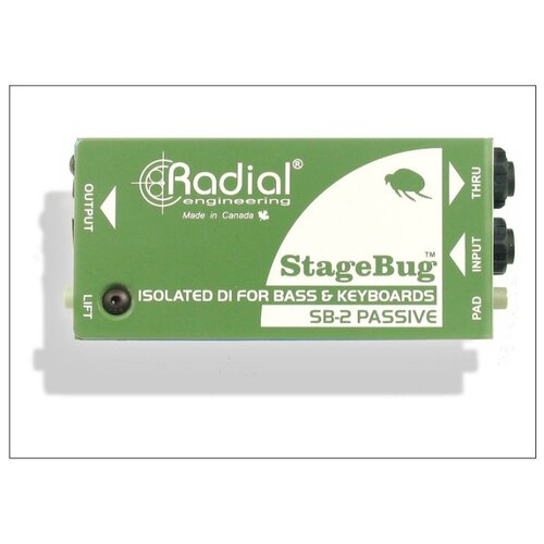 Radial SB-2 Пассивный дирерект-бокс для баса, акустической гитары и клавиш