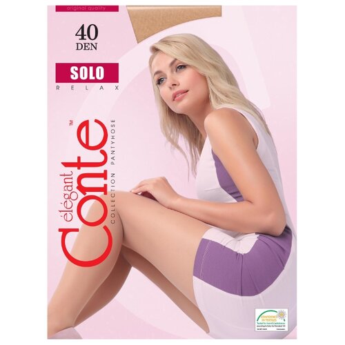 Колготки Conte Elegant Solo, 40 den, размер 3, beige (бежевый)