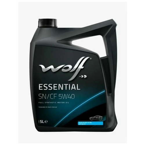 Моторное масло Wolf ESSENTIAL 5W40 5Л