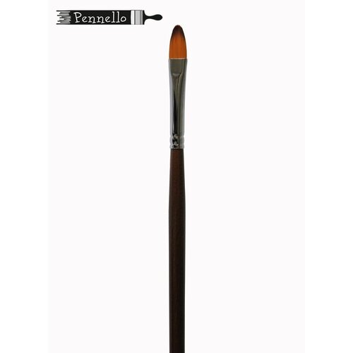 Кисть профессиональная, художественная Pennello DELUXE овальная, синтетика