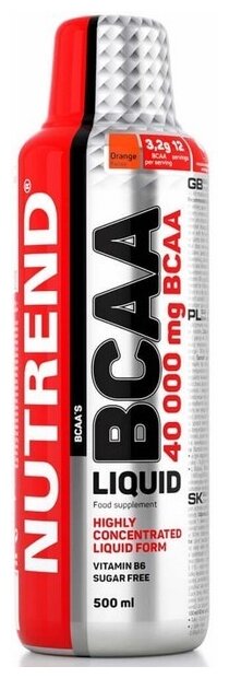 BCAA 2:1:1 NUTREND BCAA Liquid 2:1:1 500 мл, Апельсин