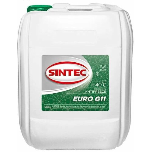 SINTEC 800521 Антифриз Sintec Euro зеленый G11 (-40) 20 кг