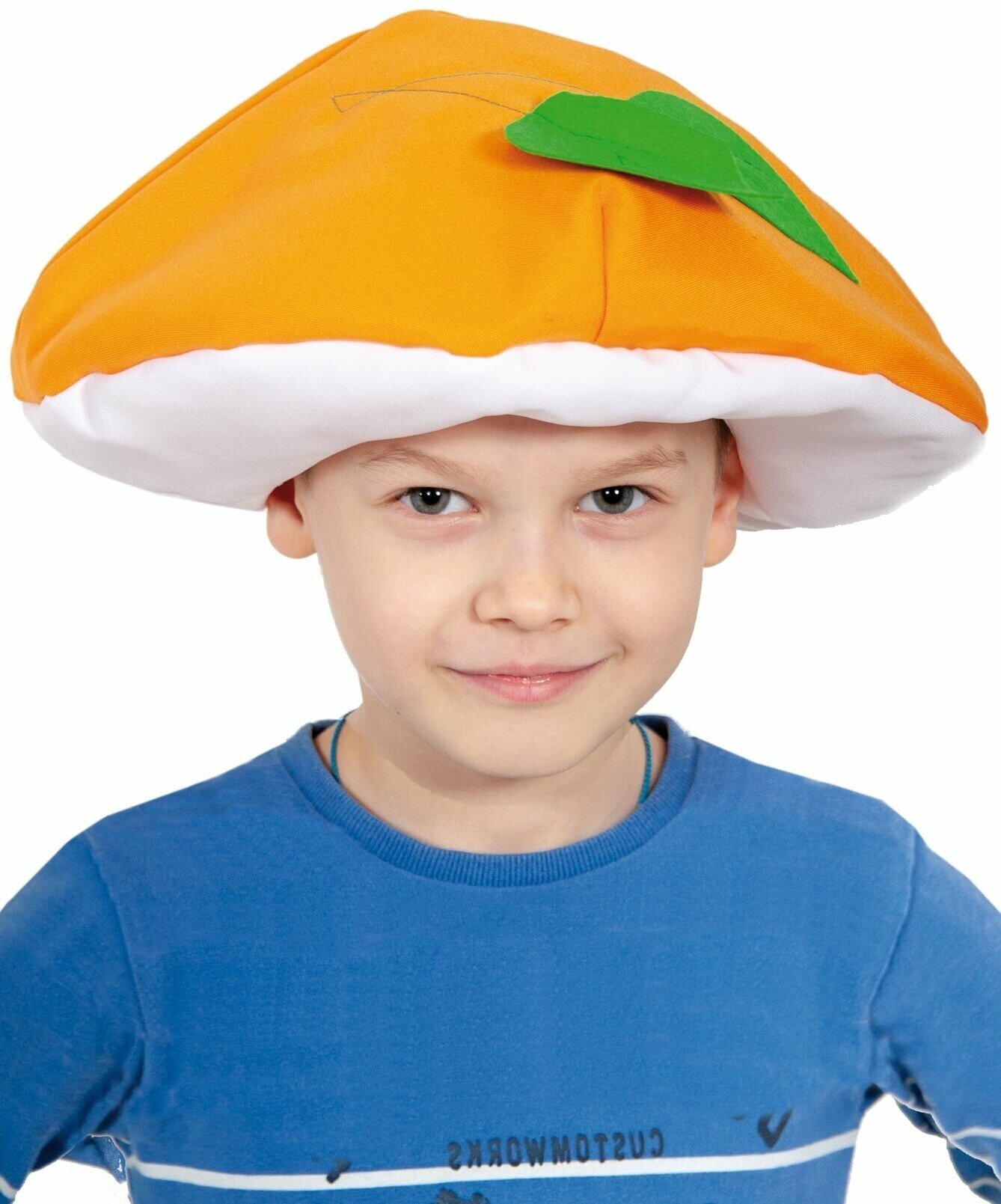 Карнавальная шапка детская "Гриб Подосиновик", размер 52-54