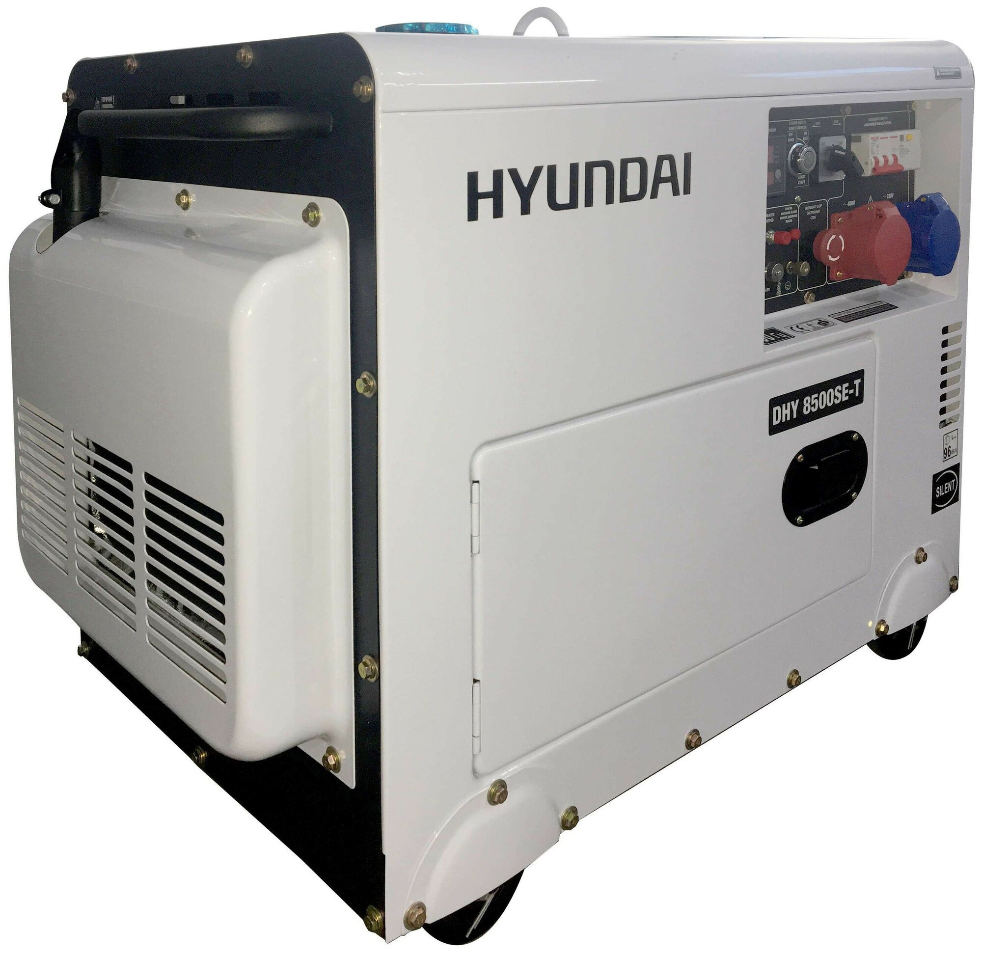 Дизельный генератор HYUNDAI DHY-8500 SE-T (7200 Вт)