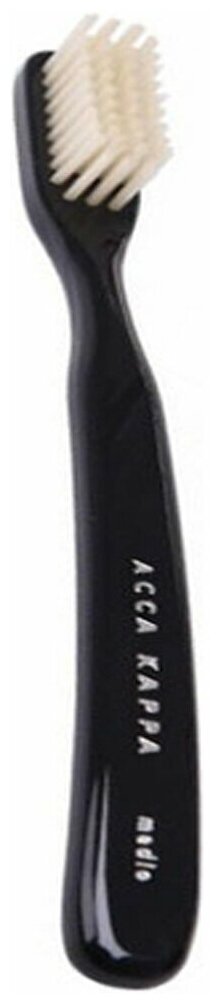 Зубная щетка с натуральной щетиной средней жесткости ACCA KAPPA Black
