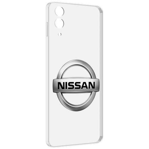 Чехол MyPads nissan-ниссан-3 мужской для Samsung Galaxy Z Flip 4 (SM-F721) задняя-панель-накладка-бампер