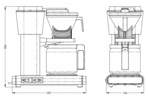 Кофеварка Moccamaster KBG741 Select, серый камень 53980 - фотография № 13