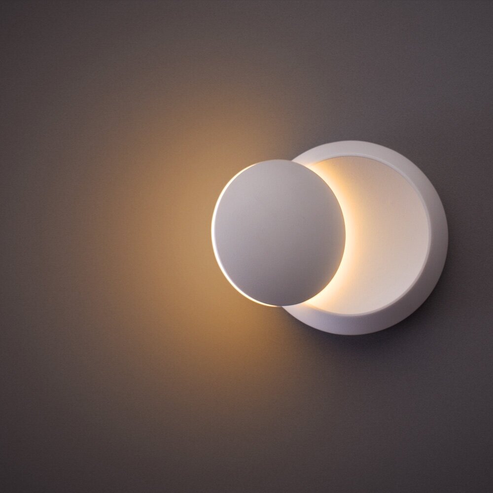 Настенный светодиодный светильник Arte Lamp Eclipse A1421AP-1WH