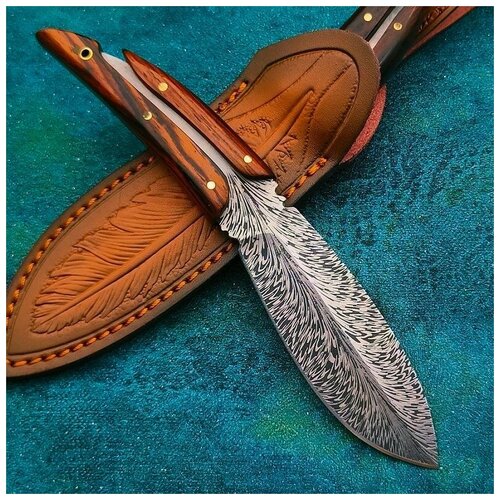 фото Нож туристический перо ст.5cr13mov, длина лезвия 9,9 см тайвань