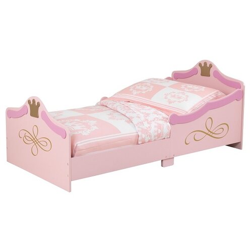 фото Кровать детская kidkraft принцесса (без белья), размер (дхш): 144х75 см, спальное место (дхш): 140х70 см, каркас: мдф, цвет: розовый