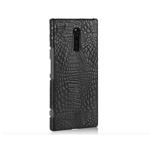 фото Чехол-панель mypads для xiaomi redmi k20 / xiaomi mi 9t тонкий задний бампер на пластиковой основе с отделкой под кожу крокодила черный