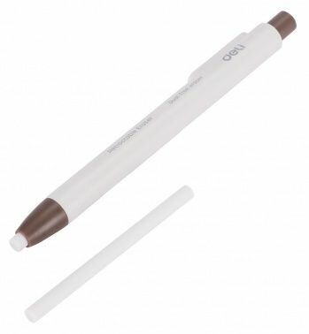 Ластик Deli Механический ластик-карандаш Scribe RT белый картонный дисплей