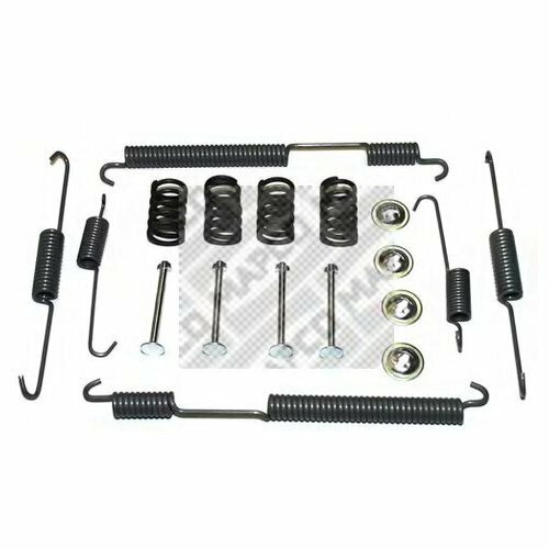 Комплект монтажный тормозных колодок Mapco 9151 для Citroen JUMPER; Fiat DUCATO; Peugeot BOXER