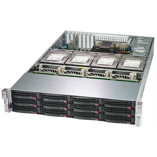 Supermicro SuperStorage 2U Server 620P-ACR16L noCPU(2)3rd Gen Xeon Scalable/TDP 120-270W/ no DIMM(16)/ 3816controller HDD(16)LFF + opt. 2SFF/ 1xM.2/ 2